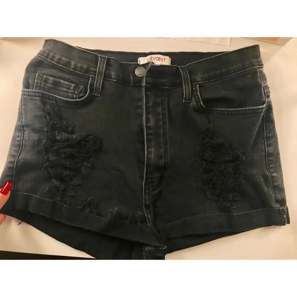 High waisted short shorts